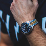 Tag Heuer Formula 1 Analog Blue Dial Two Tone Steel Strap Watch for Men - WAZ1120.BB0879