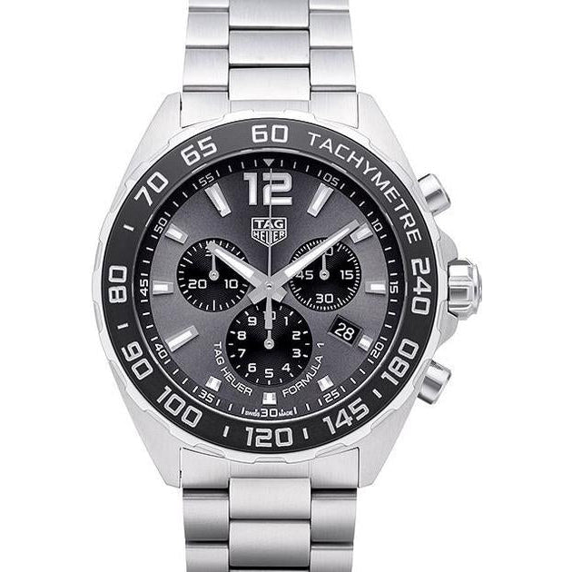 Buy Shop Tag Heuer Formula 1 Anthracite Dial Silver Steel Strap Watch for Men - CAZ1011.BA0842 USA Online