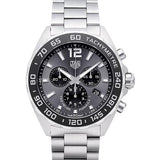 Buy Shop Tag Heuer Formula 1 Anthracite Dial Silver Steel Strap Watch for Men - CAZ1011.BA0842 USA Online