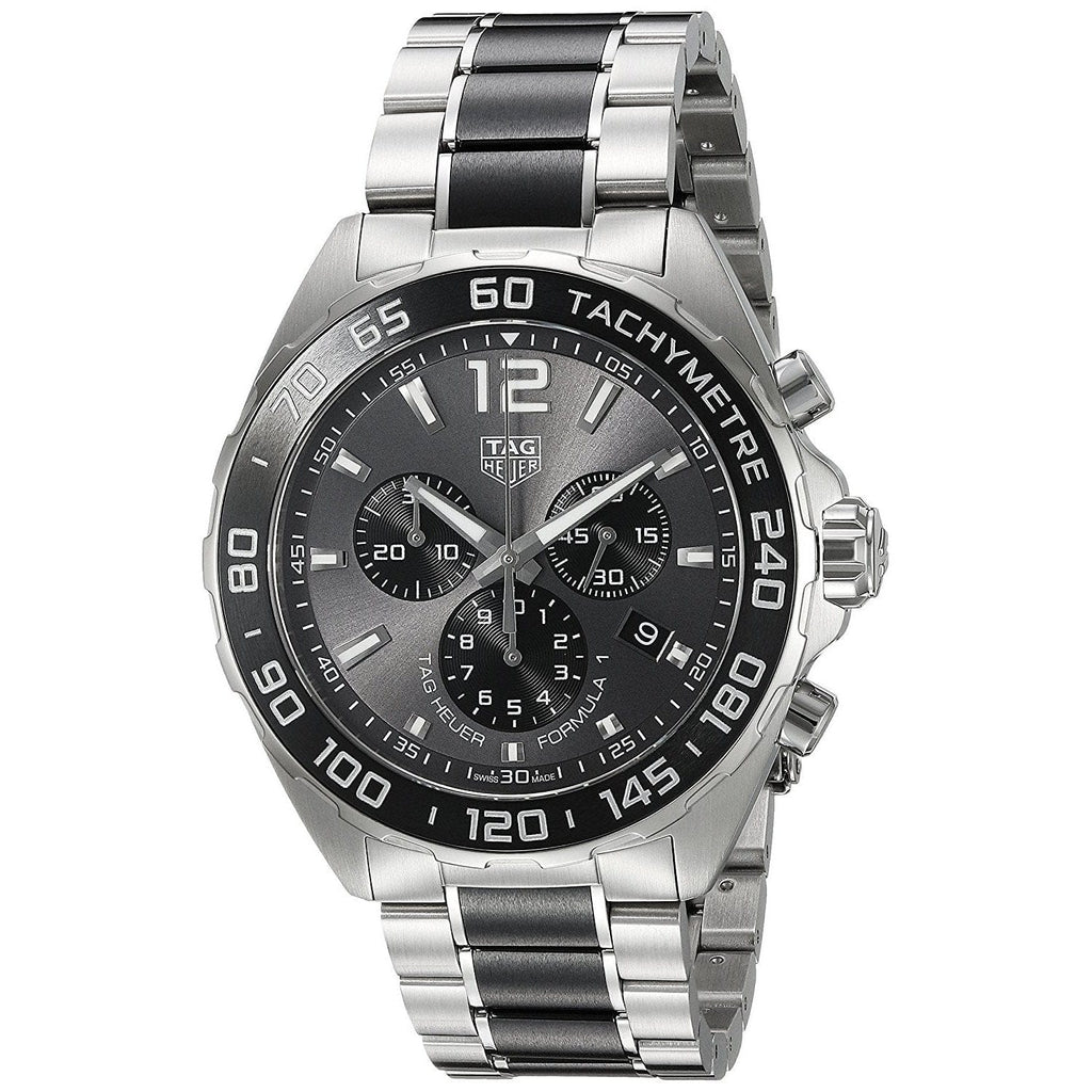 Buy Shop Tag Heuer Formula 1 Anthracite Dial Two Tone Steel Strap Watch For Men - CAZ1011.BA0843 USA Online