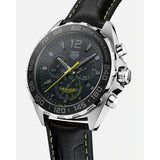 Buy Shop Tag Heuer Formula 1 Aston Martin Black Dial Black Leather Strap Watch for Men - CAZ101P.FC8245 USA Online