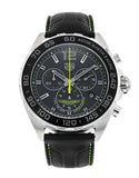 Buy Shop Tag Heuer Formula 1 Aston Martin Black Dial Black Leather Strap Watch for Men - CAZ101P.FC8245 USA Online