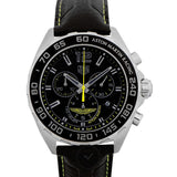 Buy Shop Tag Heuer Formula 1 Aston Martin Black Dial Black Leather Strap Watch for Men - CAZ101P.FC8245 USA Online