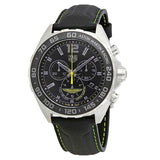 Buy Shop Tag Heuer Formula 1 Aston Martin Black Dial Black Leather Strap Watch for Men - CAZ101P.FC8245 USA Online