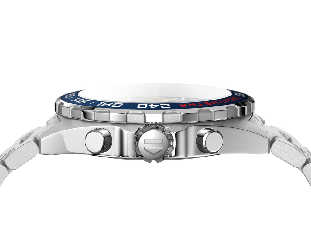 Buy Shop Tag Heuer Formula 1 Aston Martin Red Bull Racing Blue Dial Silver Steel Strap Watch for Men - CAZ101AB.BA0842 USA Online