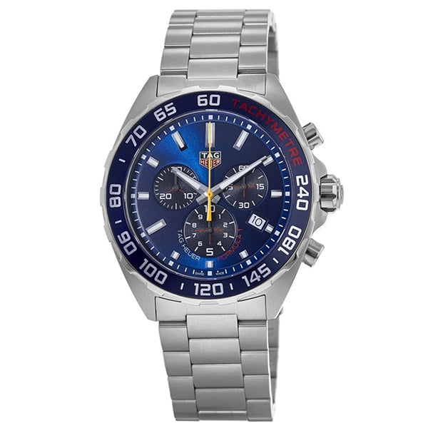 Buy Shop Tag Heuer Formula 1 Aston Martin Red Bull Racing Blue Dial Silver Steel Strap Watch for Men - CAZ101AB.BA0842 USA Online