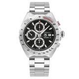 Buy Shop Tag Heuer Formula 1 Calibre 16 Automatic Chronograph Black Dial Silver Steel Strap Watch for Men - CAZ2010.BA0876 USA Online