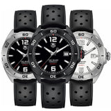 Buy Shop Tag Heuer Formula 1 Automatic Black Dial Black Rubber Strap Watch for Men - WAZ2113.FT8023 USA Online