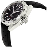 Buy Shop Tag Heuer Formula 1 Automatic Black Dial Black Rubber Strap Watch for Men - WAZ2113.FT8023 USA Online