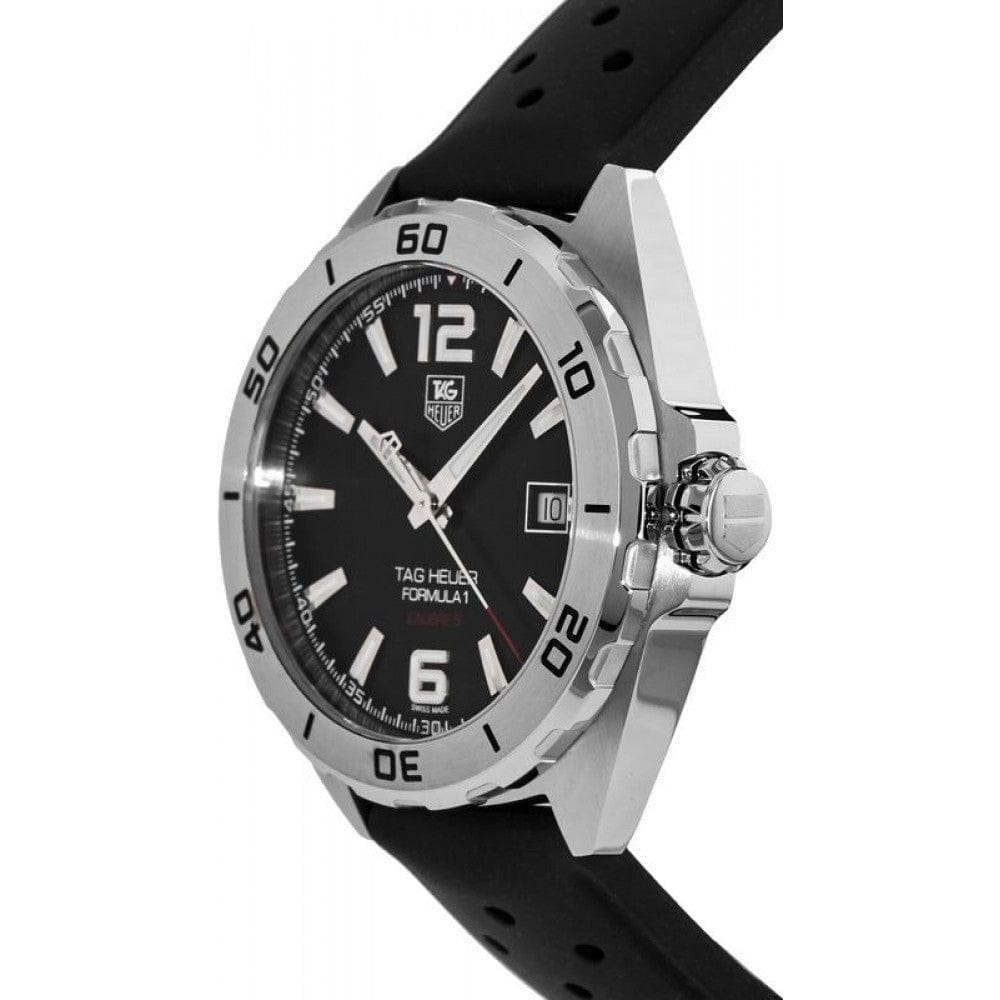 Buy Shop Tag Heuer Formula 1 Automatic Black Dial Black Rubber Strap Watch for Men - WAZ2113.FT8023 USA Online