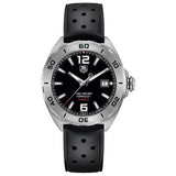 Buy Shop Tag Heuer Formula 1 Automatic Black Dial Black Rubber Strap Watch for Men - WAZ2113.FT8023 USA Online