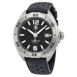 Buy Shop Tag Heuer Formula 1 Automatic Black Dial Black Rubber Strap Watch for Men - WAZ2113.FT8023 USA Online