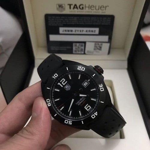 Buy Shop Tag Heuer Formula 1 Automatic Black Dial Black Rubber Strap Watch for Men - WAZ2115.FT8023 USA Online