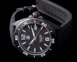 Buy Shop Tag Heuer Formula 1 Automatic Black Dial Black Rubber Strap Watch for Men - WAZ2115.FT8023 USA Online