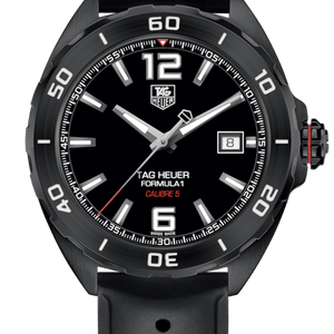 Buy Shop Tag Heuer Formula 1 Automatic Black Dial Black Rubber Strap Watch for Men - WAZ2115.FT8023 USA Online