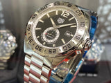 Buy Shop Tag Heuer Formula 1 Automatic Black Dial Silver Steel Strap Watch for Men - WAZ2012.BA0842 USA Online