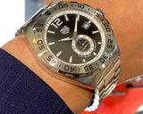 Buy Shop Tag Heuer Formula 1 Automatic Black Dial Silver Steel Strap Watch for Men - WAZ2012.BA0842 USA Online