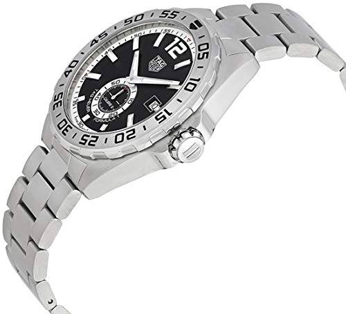 Buy Shop Tag Heuer Formula 1 Automatic Black Dial Silver Steel Strap Watch for Men - WAZ2012.BA0842 USA Online