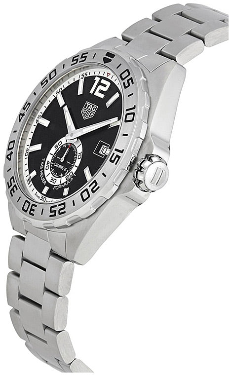 Buy Shop Tag Heuer Formula 1 Automatic Black Dial Silver Steel Strap Watch for Men - WAZ2012.BA0842 USA Online