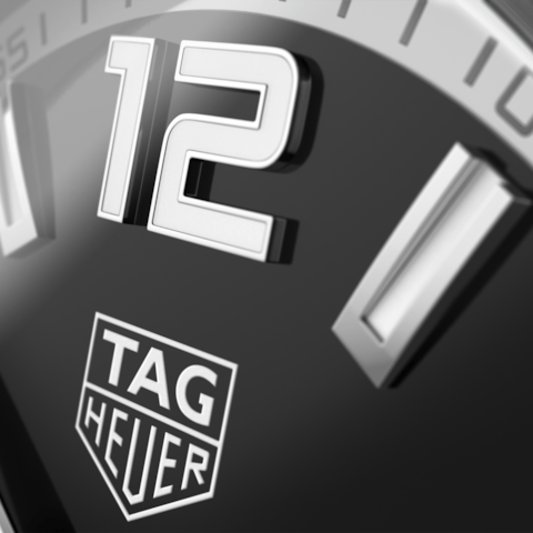 Buy Shop Tag Heuer Formula 1 Automatic Black Dial Silver Steel Strap Watch for Men - WAZ2012.BA0842 USA Online