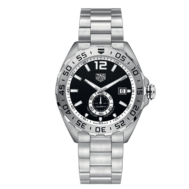 Buy Shop Tag Heuer Formula 1 Automatic Black Dial Silver Steel Strap Watch for Men - WAZ2012.BA0842 USA Online
