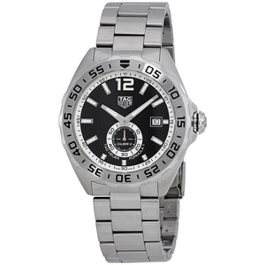 Buy Shop Tag Heuer Formula 1 Automatic Black Dial Silver Steel Strap Watch for Men - WAZ2012.BA0842 USA Online