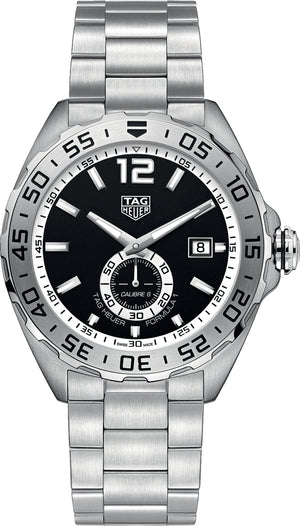 Buy Shop Tag Heuer Formula 1 Automatic Black Dial Silver Steel Strap Watch for Men - WAZ2012.BA0842 USA Online
