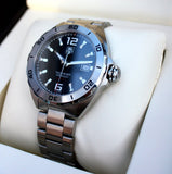 Buy Shop Tag Heuer Formula 1 Automatic Black Dial Silver Steel Strap Watch for Men - WAZ2113.BA0875 USA Online