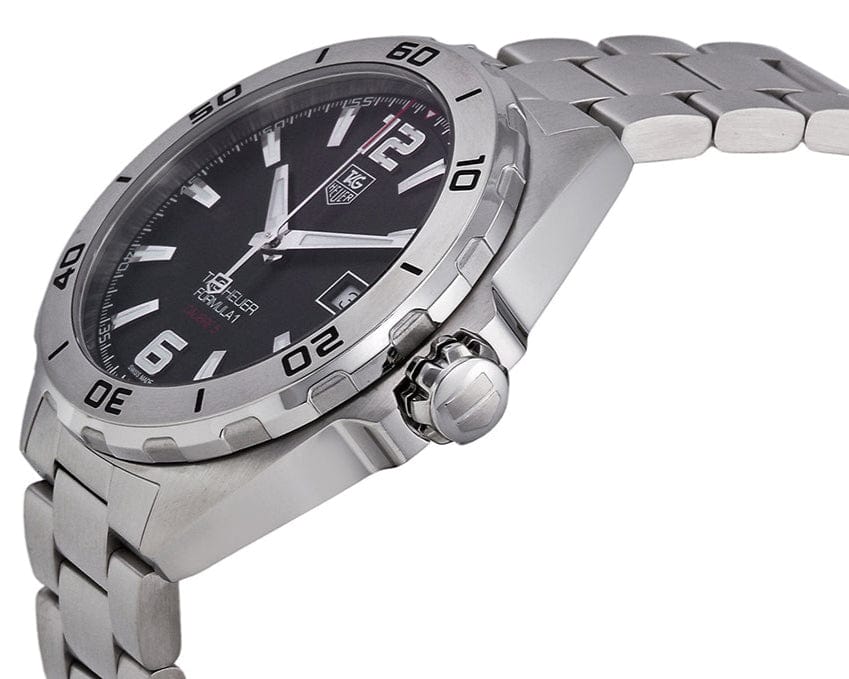 Buy Shop Tag Heuer Formula 1 Automatic Black Dial Silver Steel Strap Watch for Men - WAZ2113.BA0875 USA Online