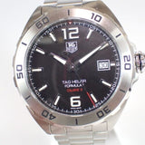 Buy Shop Tag Heuer Formula 1 Automatic Black Dial Silver Steel Strap Watch for Men - WAZ2113.BA0875 USA Online