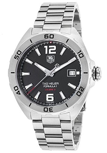 Buy Shop Tag Heuer Formula 1 Automatic Black Dial Silver Steel Strap Watch for Men - WAZ2113.BA0875 USA Online