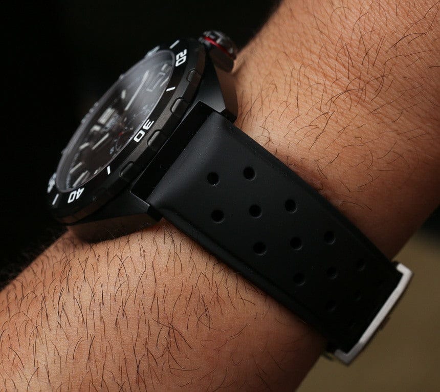 Buy Shop Tag Heuer Formula 1 Automatic Chronograph Black Dial Black Leather Strap Watch for Men - CAZ2011.FT8024 USA Online