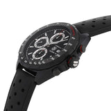 Buy Shop Tag Heuer Formula 1 Automatic Chronograph Black Dial Black Leather Strap Watch for Men - CAZ2011.FT8024 USA Online