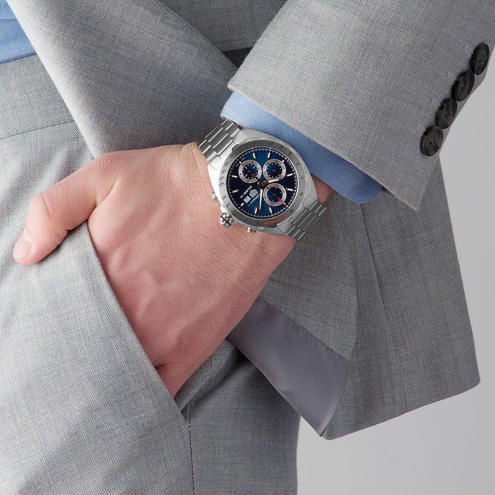 Buy Shop Tag Heuer Formula 1 Automatic Chronograph Blue Dial Silver Strap Watch for Men - CAZ2015.BA0876 USA Online