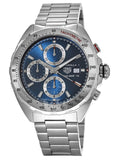 Buy Shop Tag Heuer Formula 1 Automatic Chronograph Blue Dial Silver Strap Watch for Men - CAZ2015.BA0876 USA Online