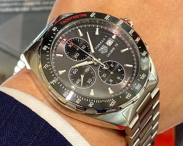 Buy Shop Tag Heuer Formula 1 Automatic Chronograph Grey Dial Silver Strap Watch for Men - CAZ2012.BA0876 USA Online