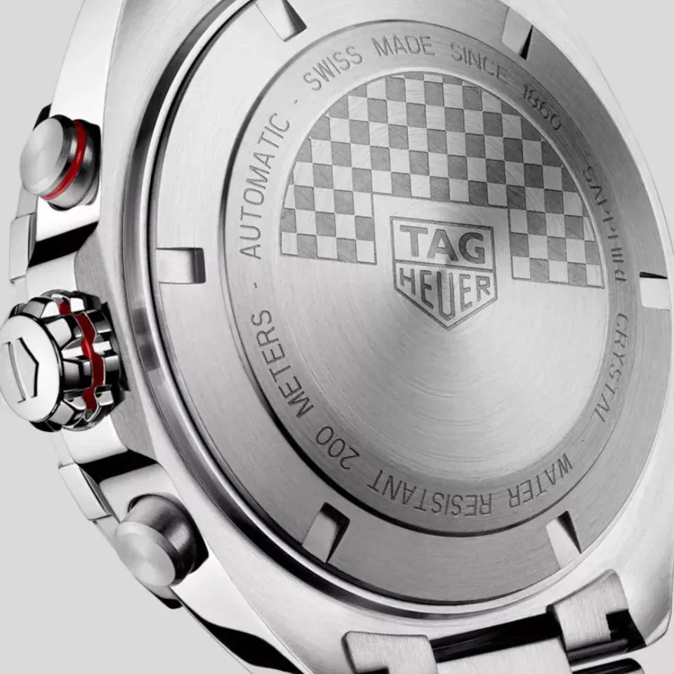 Buy Shop Tag Heuer Formula 1 Automatic Chronograph Grey Dial Silver Strap Watch for Men - CAZ2012.BA0876 USA Online