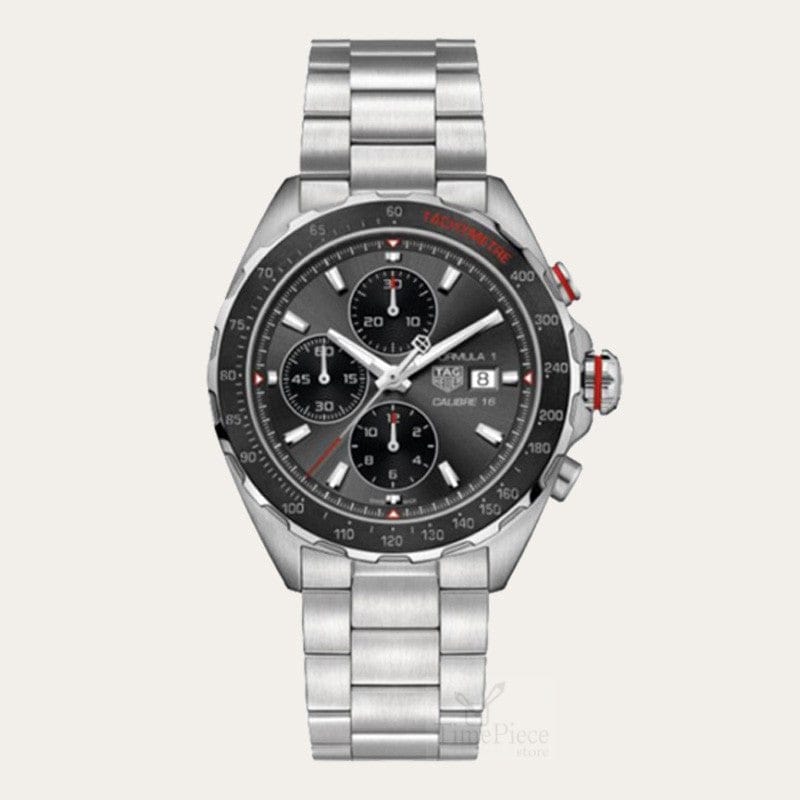 Buy Shop Tag Heuer Formula 1 Automatic Chronograph Grey Dial Silver Strap Watch for Men - CAZ2012.BA0876 USA Online