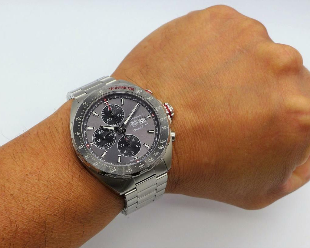 Buy Shop Tag Heuer Formula 1 Automatic Chronograph Grey Dial Two Tone Strap Watch for Men - CAZ2012.BA0970 USA Online