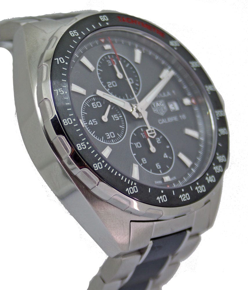 Buy Shop Tag Heuer Formula 1 Automatic Chronograph Grey Dial Two Tone Strap Watch for Men - CAZ2012.BA0970 USA Online