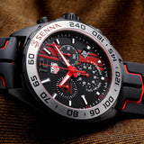 Buy Shop Tag Heuer Formula 1 Ayrton Senna Limited Edition Black Dial Two Tone Rubber Strap Watch for Men - CAZ1019.FT8027 USA Online