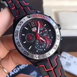 Buy Shop Tag Heuer Formula 1 Ayrton Senna Limited Edition Black Dial Two Tone Rubber Strap Watch for Men - CAZ1019.FT8027 USA Online