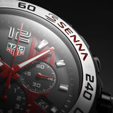 Buy Shop Tag Heuer Formula 1 Ayrton Senna Limited Edition Black Dial Two Tone Rubber Strap Watch for Men - CAZ1019.FT8027 USA Online