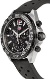 Buy Shop Tag Heuer Formula 1 Black Dial Black Leather Strap Watch for Men - CAZ1010.FT8024 USA Online