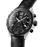 Buy Shop Tag Heuer Formula 1 Black Dial Black Leather Strap Watch for Men - CAZ1010.FT8024 USA Online