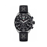 Buy Shop Tag Heuer Formula 1 Black Dial Black Leather Strap Watch for Men - CAZ1010.FT8024 USA Online