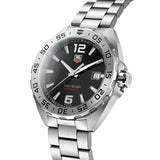 Buy Shop Tag Heuer Formula 1 Black Dial Silver Steel Strap Watch for Men - WAZ1112.BA0875 USA Online