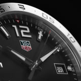 Buy Shop Tag Heuer Formula 1 Black Dial Silver Steel Strap Watch for Men - WAZ1112.BA0875 USA Online