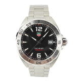 Buy Shop Tag Heuer Formula 1 Black Dial Silver Steel Strap Watch for Men - WAZ1112.BA0875 USA Online