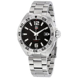 Buy Shop Tag Heuer Formula 1 Black Dial Silver Steel Strap Watch for Men - WAZ1112.BA0875 USA Online